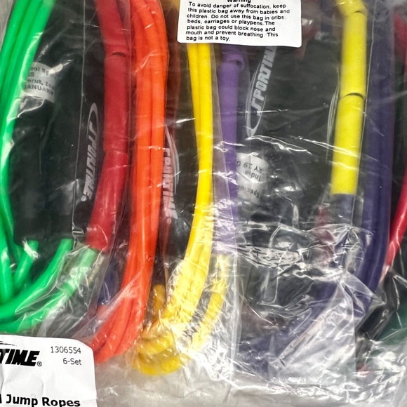 Sportime 8 Ft. Link-N-Speed Jump Ropes; Set Of 6 - Picture 6 of 7